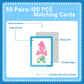 Gisgfim 50 Pairs Memory Matching Game Easter Concentration Memory Games Card For Kids Learning Educational A Fun & Fast Easter E