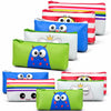 Finemoe 3D Pencil Pouch For Kids, Set Of 10 Waterproof Pencil Case & Pen Holder, Cute School Stationery Pouch, Birthday Party Re