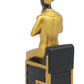 Ebros Classical Egyptian Gods And Goddesses Seated On Throne Statue Gods Of Egypt Ruler Of Mankind Decorative Figurine (Osiris God Of The Afterlife)