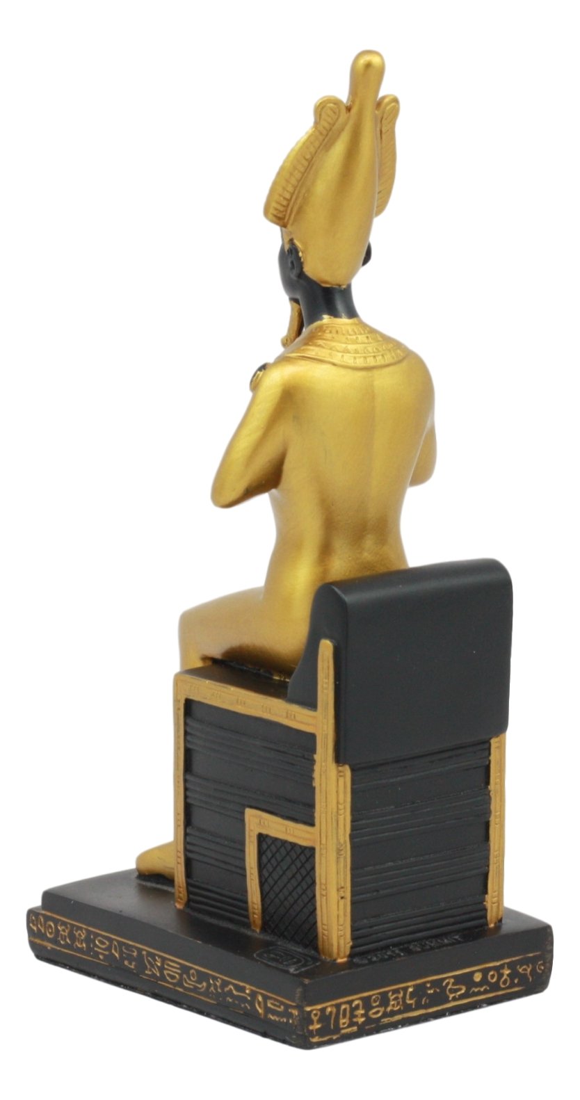 Ebros Classical Egyptian Gods And Goddesses Seated On Throne Statue Gods Of Egypt Ruler Of Mankind Decorative Figurine (Osiris God Of The Afterlife)