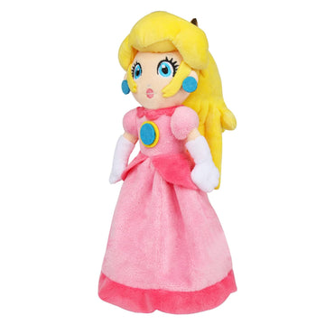 Princess Peach Plush Toy - 11 Inch Soft Princess Peach Doll, Plush Toy Stuffed Character Collection, Gift For Kids Girls Movie Fans