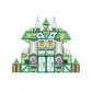 Happy Hues Light Diamond Magnetic Block Tiles - 98 Pcs Set- Dinosaur Theme- Gift For Boys & Girls 3+Years