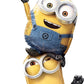 Anagram Minions Stacker Balloon - 61" Rubber - Blue, Yellow, Orange, White - Model 10118429