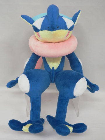 Sanei Pokemon All Star Collection Pp50 Greninja 9'''' Stuffed Plush, Blue