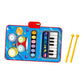 Club BollywoodBaby Piano Mat Early Learning Musical Toy For Ages 1 2 3 Year Old Boys Girls Blue|Baby|Toys For Baby|Developmental