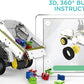 UBTECH JIMU Robot Builderbots Series: Overdrive Kit/App-Enabled Building and Coding STEM Learning Kit (410 Parts and Connectors)