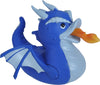 Wild Republic Rubber Ducks, Bath Toys, Kids Gifts, Pool Toys, Water Toys, Blue Dragon, 4', Dragon Blue
