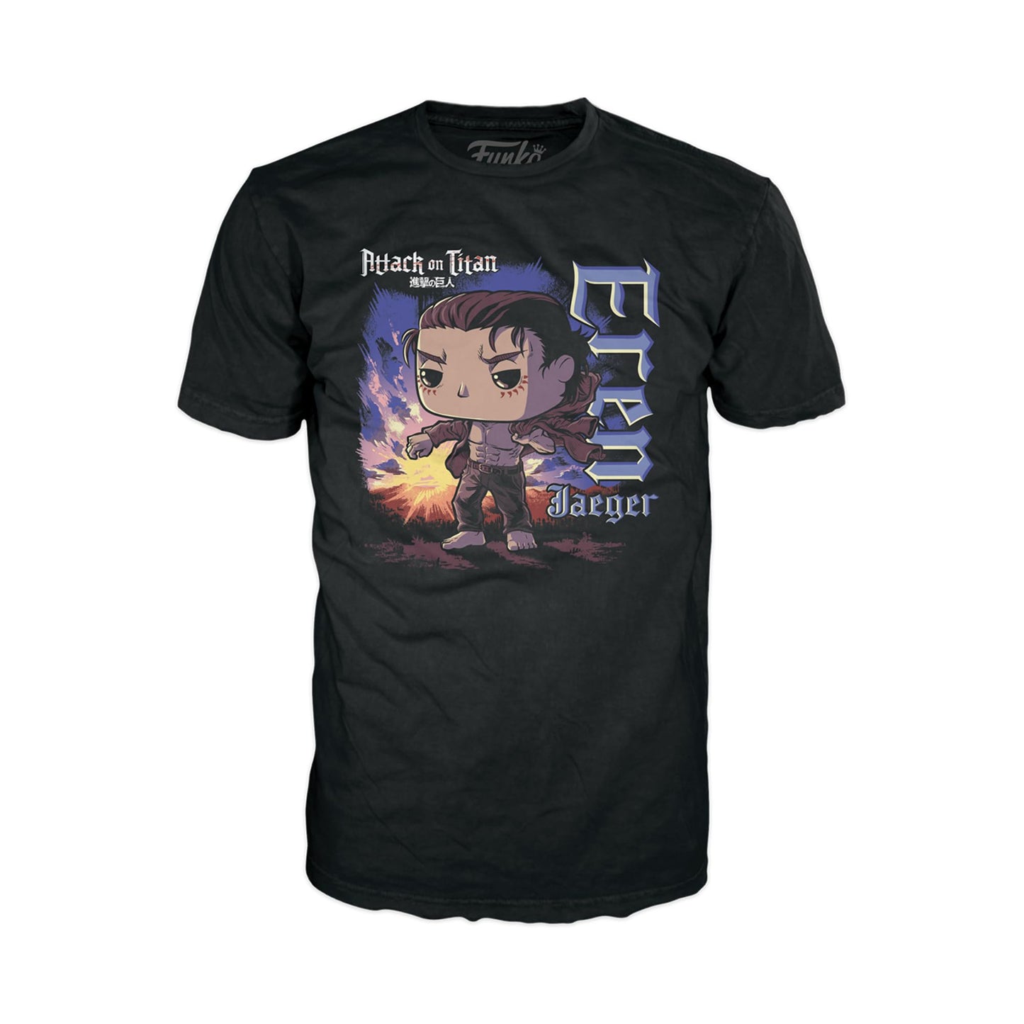 Funko Pop! & Tee: Attack on Titan - Eren with Marks - XL