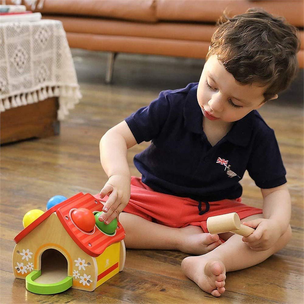 36 Pieces Mini Wooden Hammers Gavel Toy for Kids  Natural Wood Crab Lobster Seafood Mallets