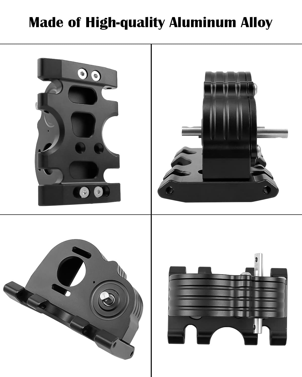 Transmission Gearbox Fits for 1/10 RC Crawler Car Axial SCX10 SCX10 II 90046 90047 86100 with Chassis
