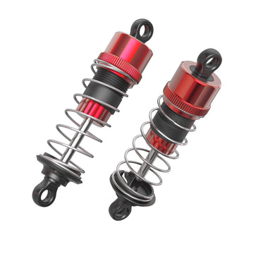 HYPER GO 16510R RC Car Accessories Aluminum Capped Oil Filled Shock, Spare Parts RC Vehicle Shock Kits for H16DR & H16BM (2 PCS 