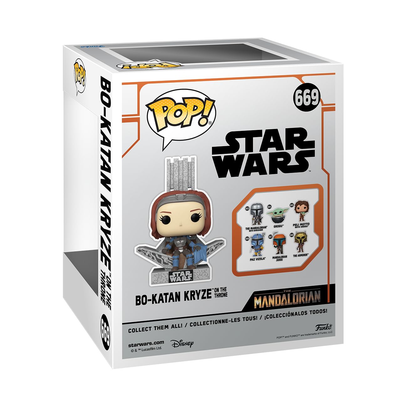 Funko POP! Deluxe Star Wars The Mandalorian Bo-Katan Vinyl Figure 10-inch Multicolor Collectible for Kids & Adults