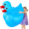 Hungdao 2 Pack 4 Feet Giant Inflatable Duck Huge Rubber Duck Large Blow Up Duck Inflatable Duck Pool Float For Kids Summer Beach Swimming Pool Party Decoration, 48 X 42 X 44 Inch (Yellow)