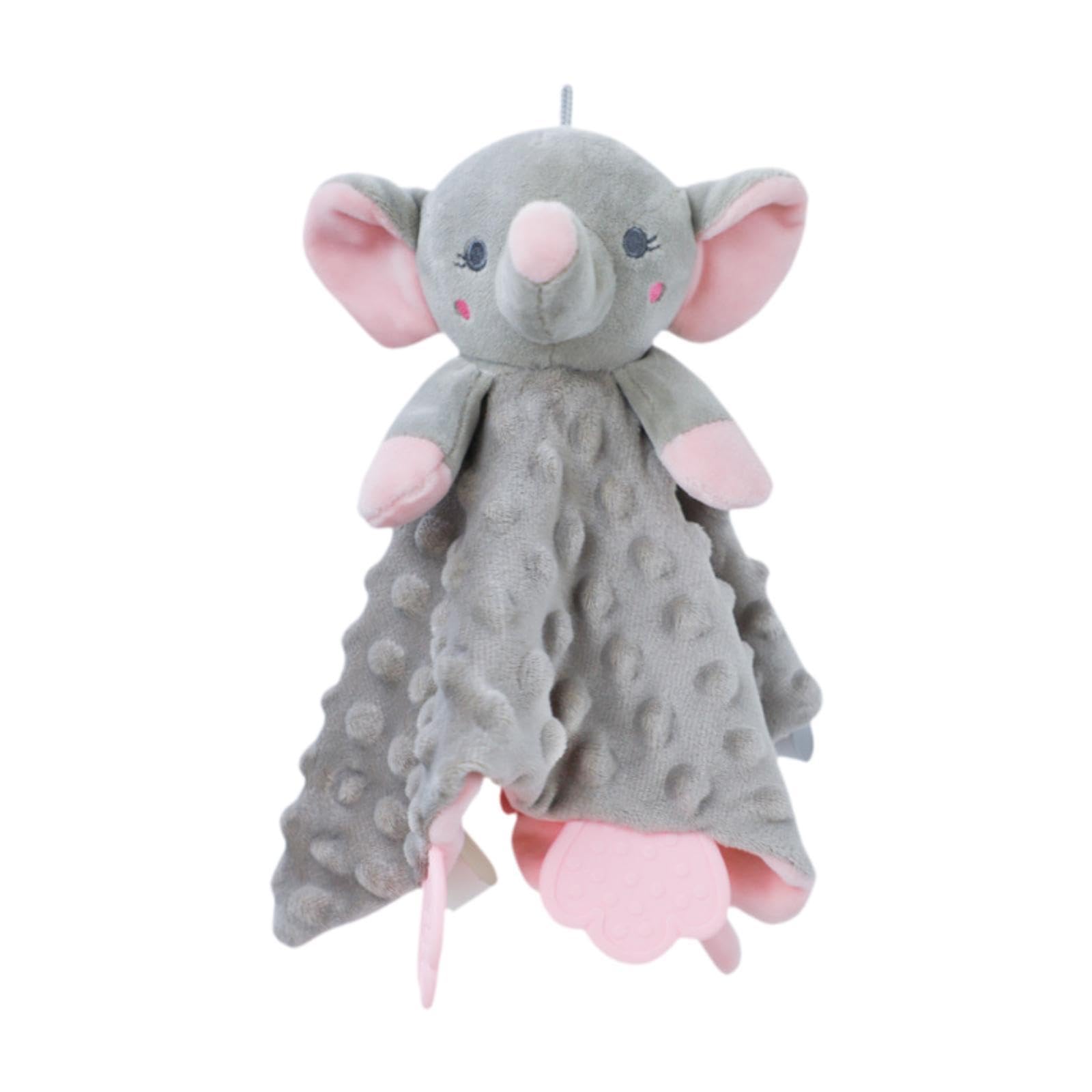 Urjix Baby Security Blanket Newborn Toys Sleep Appease Towel Elephant Shaped