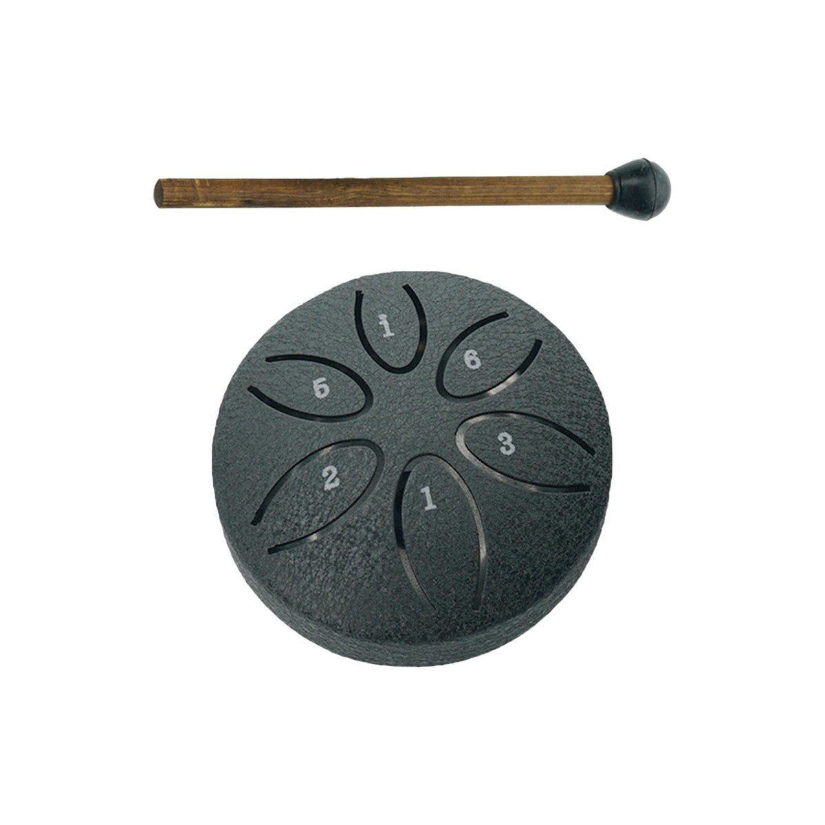 Enakshi (Label) Creations Steel Drum 3 Inch 6 Notes Percussion Instrument For Yoga Musical Kids Blackmusic Drums Musical Instrum