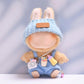 Generic Pink Outfit for Labubu Doll 17cm – High-End Fashion Accessories for 17cm Dolls