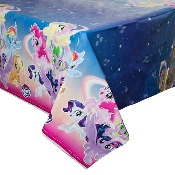 Unique Industries My Little Pony Rectangular Plastic Table Cover - 54' X 84', 1 Pc