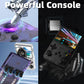 Fingerevo R36S Handheld Game Console 3.5-In 640 * 480 Ips Oca Screen 3200Mah Opensource System Black Transparent