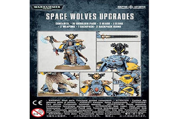 Games Workshop Warhammer 40k Space Wolves Primaris Upgrades - Std Plastic, Multicoloured Model 99070101067