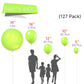Partywoo Lime Green Balloons, 127 Pcs Lime Balloons Different Sizes Pack Of 36 Inch 18 Inch 12 Inch 10 Inch 5 Inch Yellowish Green Balloons For Balloon Garland Or Arch As Party Decorations, Green-Y6