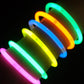 HONLYNE 200 Pcs Glow Sticks Bulk Party Pack, 8 Glow in the Dark Party Supplies, Glow in the Dark Light Up Sticks with Connecto