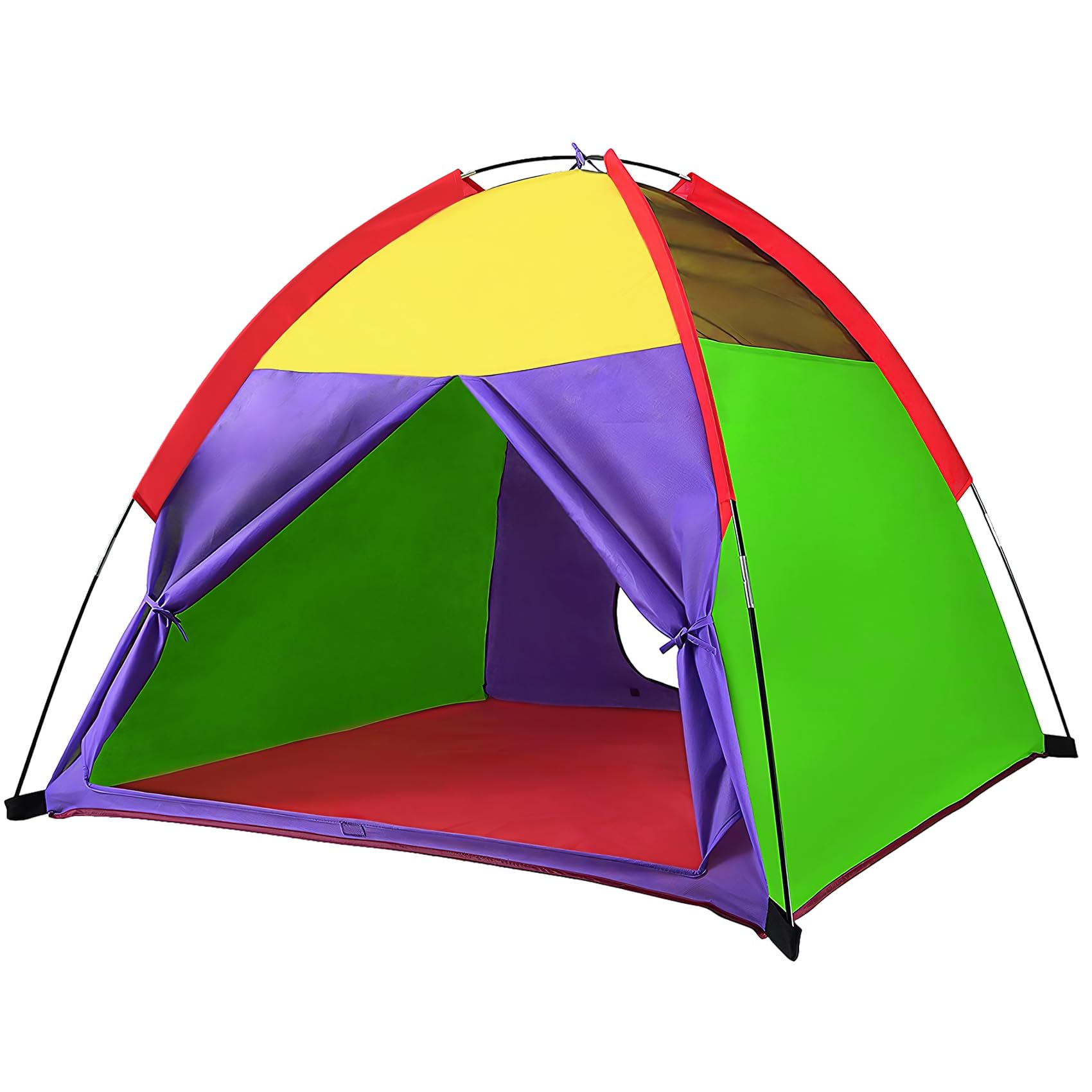 Alvantor Kids Tents Children Play Tent Toddler Pop Up Tent For Kids Boys Girls Toys Indoor Outdoor Playhouse Camping Playground Rainbow 58”X58'X47'