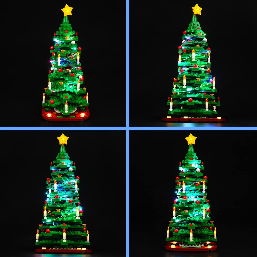 Vonado Led Light Kit Compatible With Lego Christmas Tree 40573(No Model),Decoration Lighting Kit Compatible With Lego Christmas
