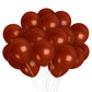 Treasures Gifted Dark Brown Balloons - Mocha Brown Matte Balloons - Dark Tan Balloons, 12 Inch Balloons - Chocolate Balloons - L