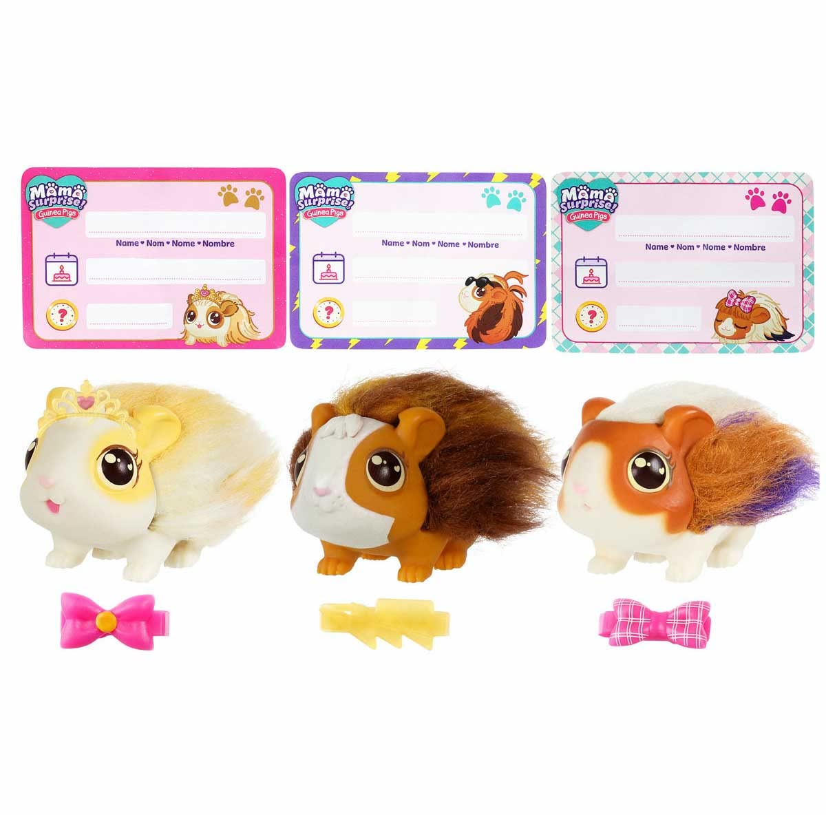 Little Live Pets - Mama Surprise | Soft, Interactive Guinea Pig And Her Hutch, And Her 3 Babies. 20+ Sounds & Reactions. For Kids Ages 4+, Multicolor, 7.8 X 11.93 X 11.38 Inches