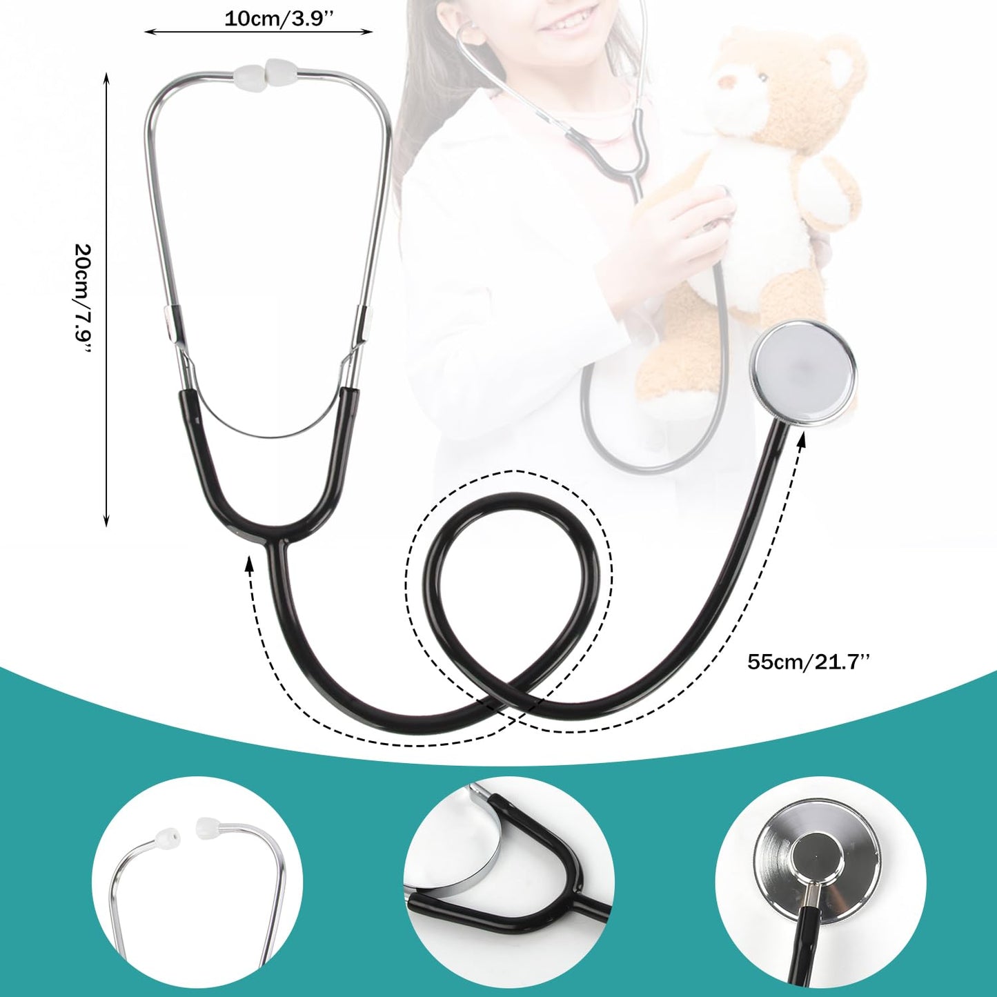 Acecharming Kids Doctor Costume, Child Role Play Costumes Unisex Doctor Fancy Dress Costume Doctor Scrubs For Kids Doctor And Nu