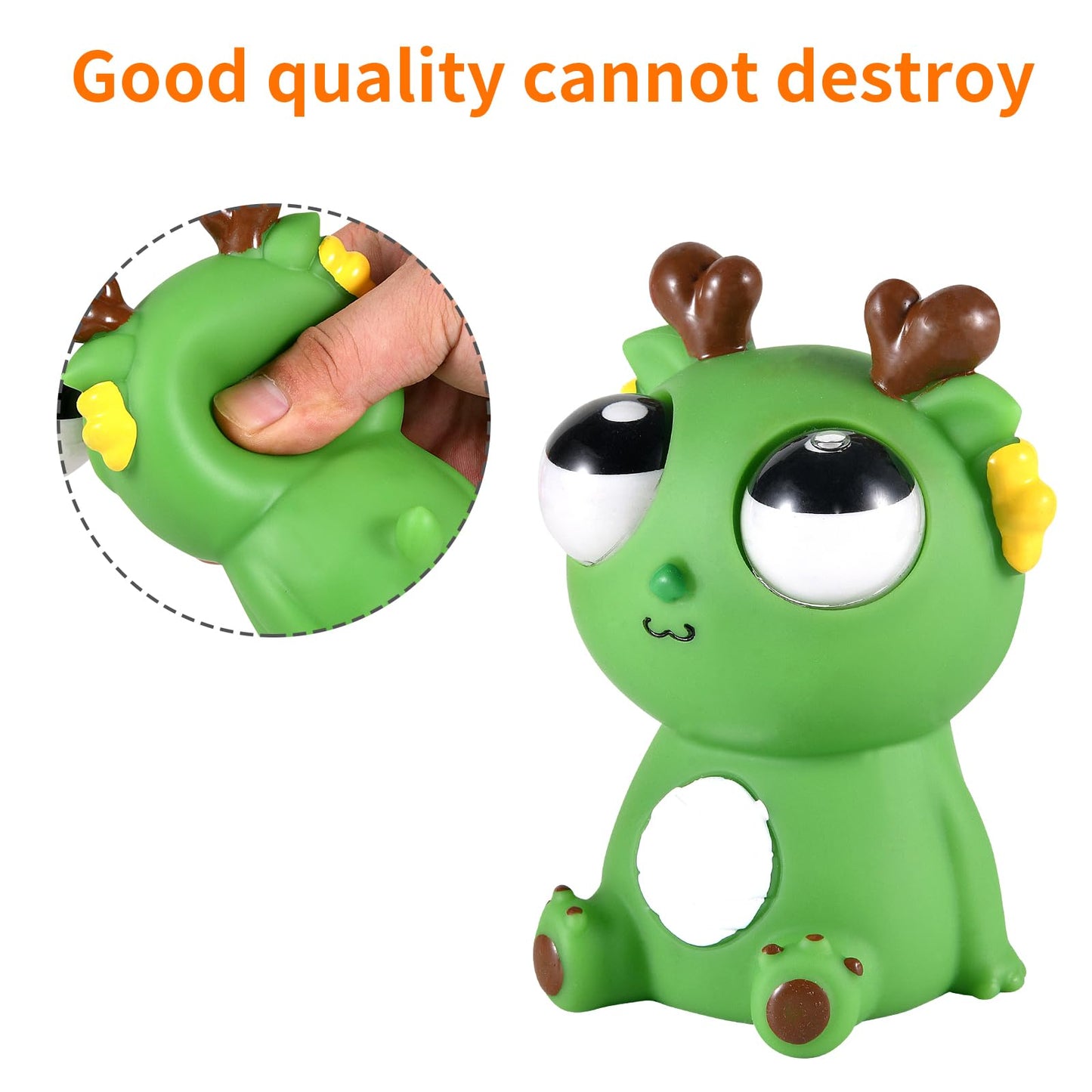 Oricraft Magic Dinosaur With Exploded Eyeballs Stress Out Toy Surprise Exploding Eyeball Dinosaur For Anxiety Relief, Squeeze Out The Surprises