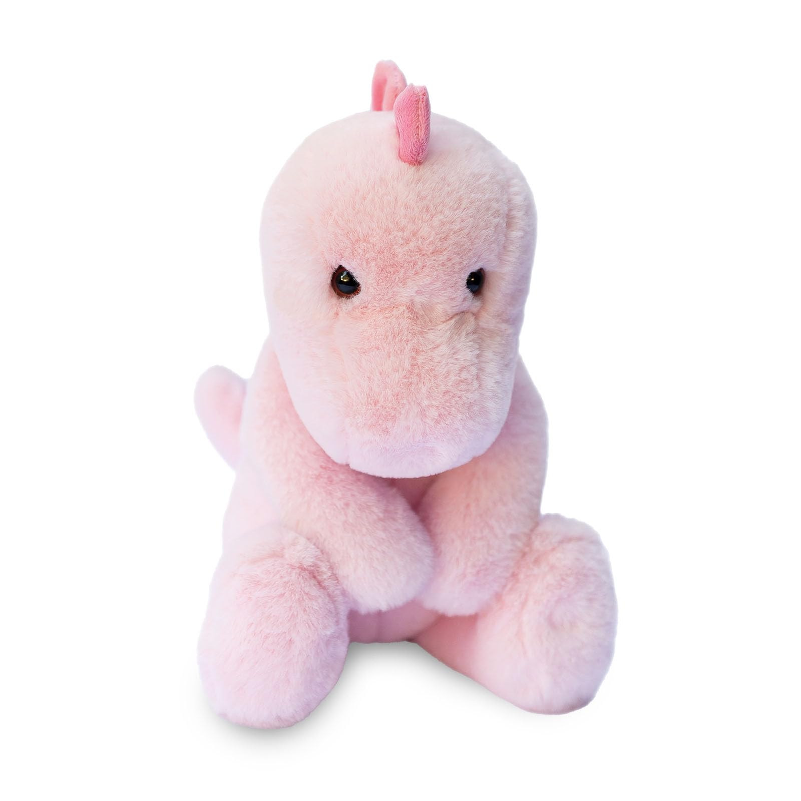 World'S Softest Plush Pink Dino, Lushee, Large, 16'' Stuffed Animal For Baby, Toddler, Kids, Adults - Dino Plush Toy-Adorable To