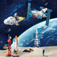 Vilbocr Building Blocks Rocket Toys - 130 Pcs Rocket Launcher For Kids 4+