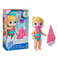 Hasbro Baby Alive Splash 'n Snuggle Doll, Blonde - Small Water Play Doll, Plastic, Model E87215W00