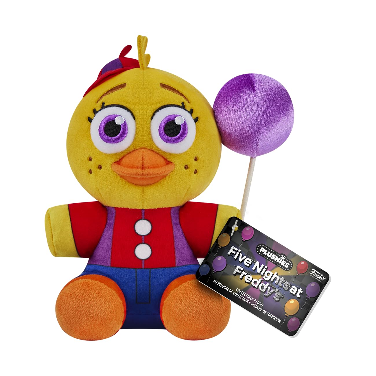 Funko Plush: Five Nights At Freddy'S (Fnaf) Sb - Balloon Chica The Chicken - (Cl 7') - Collectable Soft Toy - Birthday Gift Idea - Official Merchandise - Stuffed Plushie For Kids And Adults