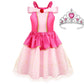 Chillife Princess Dress Up For Girls, Role Play Kids Dress Up Clothes Fo Girls Gift Set Princess Toys For Little Girls Ages 3-8Yrs Toddler Birthday Party