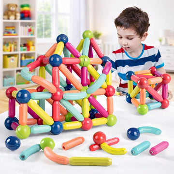 Toy Imagine Magnetic Building Blocks For Kids | Construction Stem Building Toys For Kids 2-5 Years | Safe Magnetic Blocks For To
