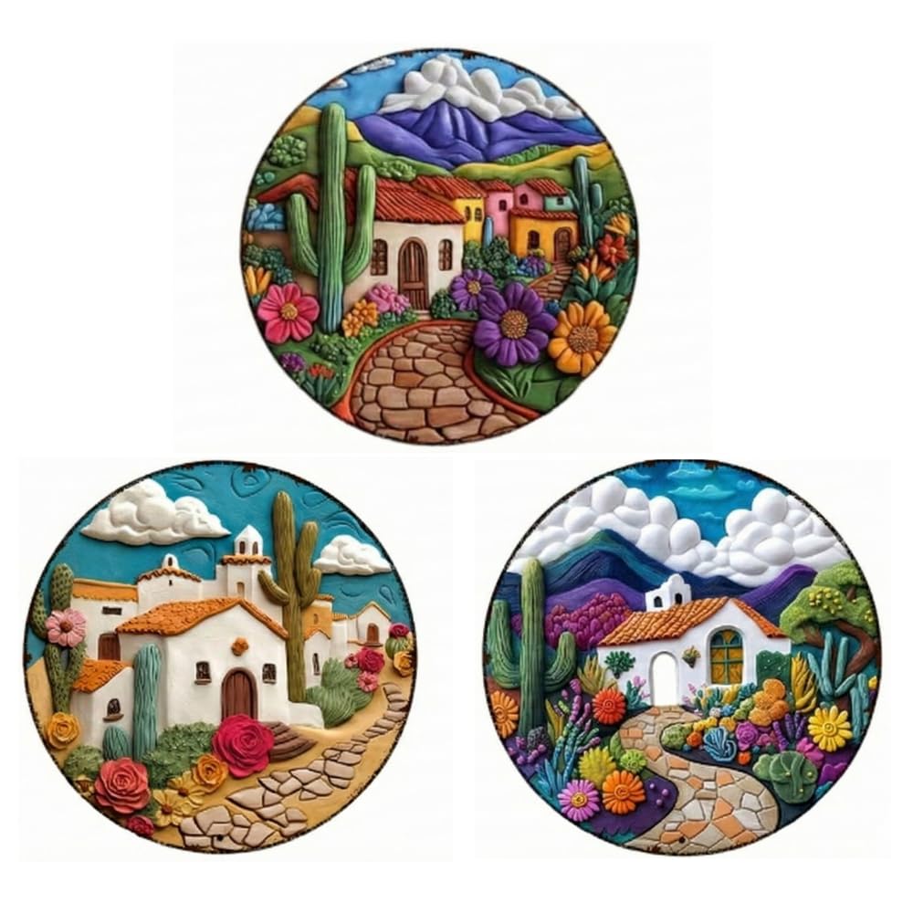 Tulip N Turtle Stained Glass Diy Acrylic Paint By Number Kit. Set Of Three Framed Paint By Number Kit. Canvas Painting By Number