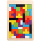 Kidology Wooden 3D Russian Blocks Puzzle Game for Kids | Brain Teasers Toy Tangram Colorful Geometry Logic IQ Montessori Intelli