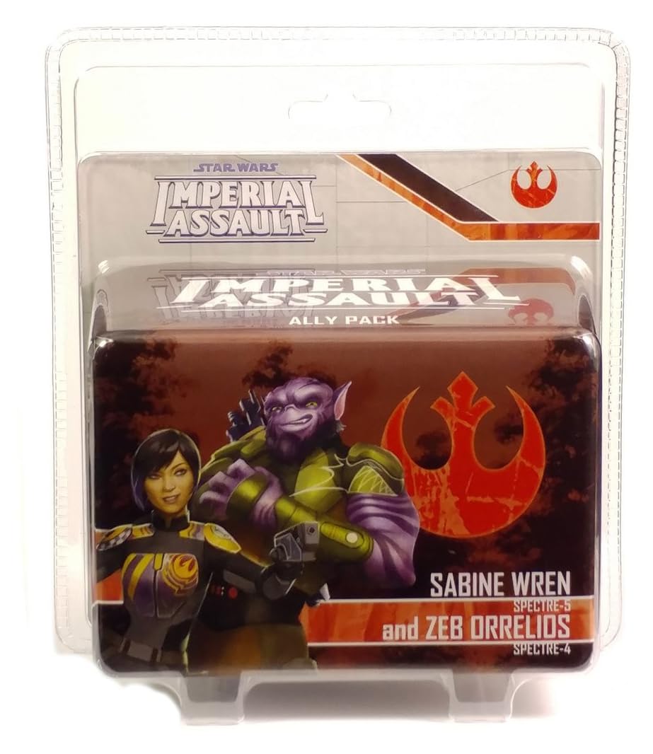 Star Wars Imperial Assault Board Game Sabine Wren And Zeb Orrelios Expansion - Epic Sci-Fi Strategy Game For Kids And Adults, Ag