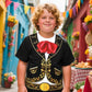 Cosland Mariachi Costume For Boy Kids Halloween Shirt, Black, Medium