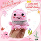 Hnqiqs 25PCS Crochet Animals Birthday Gifts for Women Men, Positive Crochet Animals Bulk Anniversary Christmas Encouragement Gif