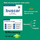 Docdeer Spanish Verbs Flash Cards - 251 Learning Cards for Beginners & Adults - Medium Size - White Paper