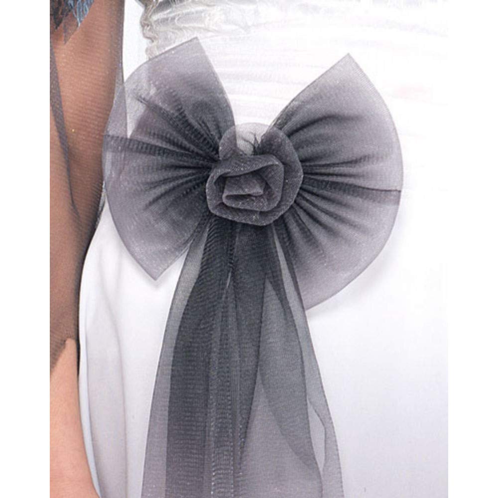 Amscan Graveyard Bride Deluxe Costume For Girls - Large (12-14) - Black & White Eerily Elegant Gown With Accessories, Perfect For Halloween, Parties, & More - 1 Set