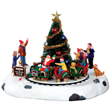Lemax Santa'S Kiddie Train, Battery Operated (4.5V) #34631