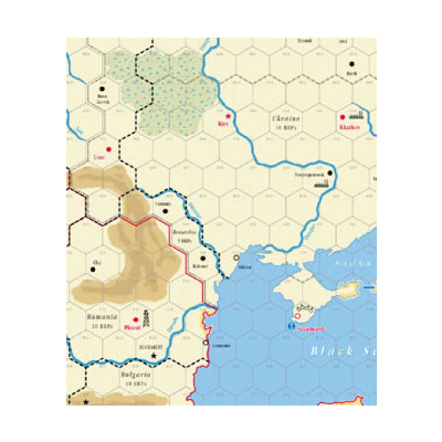 GMT Games A World at War Board Game - Large, Plastic, Multicolor, Model GMT 0303-13