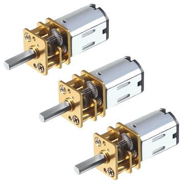3Pcs Dc 6V 30Rpm N20 High Torque Speed Reduction Motor 3Mm Shaft Mini Metal Gearwheel Gear Motor With Metal Gearbox Micro Motor