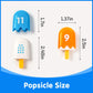Odoorgames Mini Number Pops - 7 Color Plastic Learning Toys for Kids 3-5, Numbers 1-20 Recognition Games