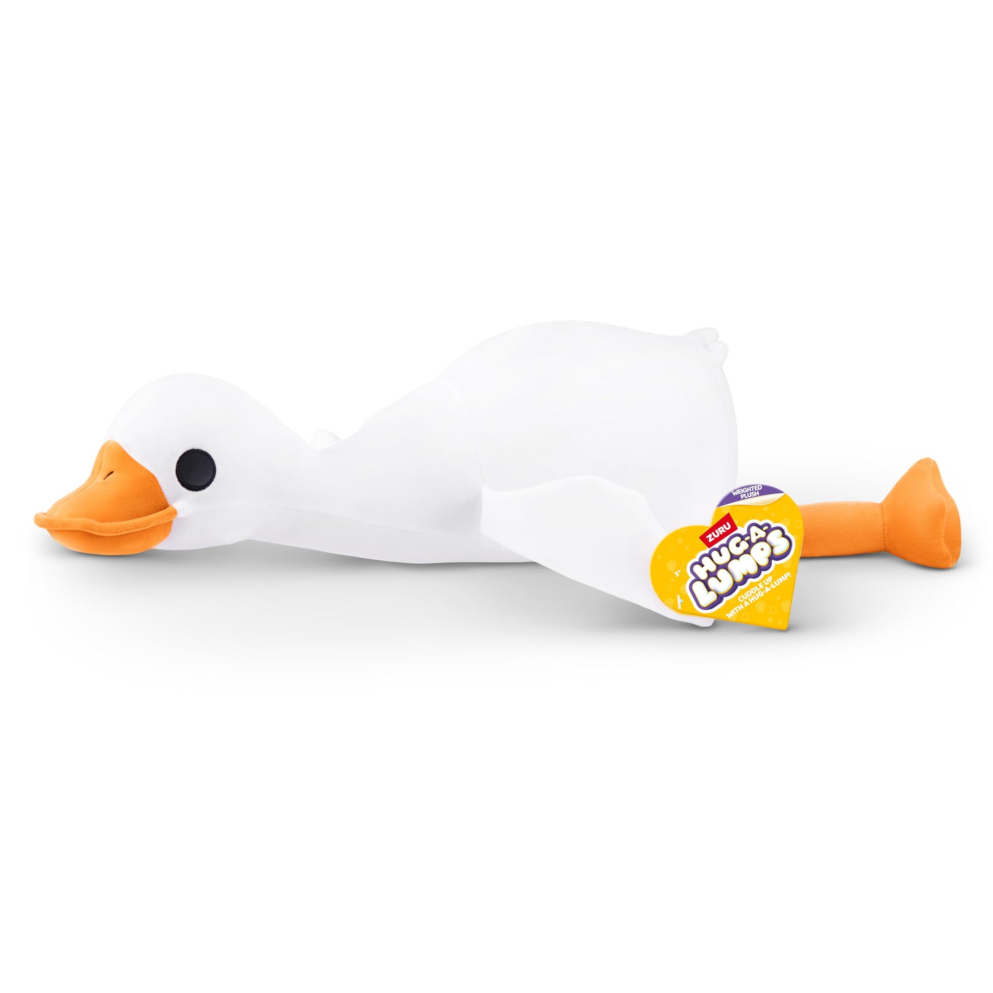 Hug-A-Lumps Goose(Maverick) Weighted Plush 3.3 Lbs, Cuddly, Squishy, Comfort Plush, Anti-Stress By Zuru