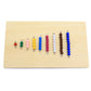 New Sky Montessori Checker Board Beads Early Development Mathematics Material For Kids Wooden Toy Montessori Math Learning Addit
